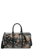 Men's Ted Baker London Caspee Leather Duffel Bag - Black