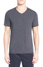 Men's Michael Stars V-neck T-shirt, Size - Grey