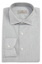 Men's Canali Fit Dress Shirt, Size 16 - Grey