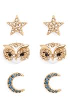 Women's Kate Spade New York Set Of 3 Things We Love Night Sky Stud Earrings
