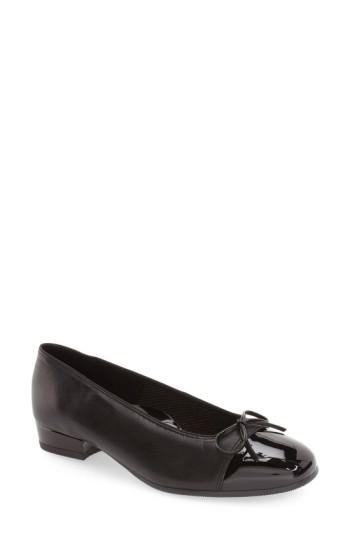 Women's Ara 'bel' Cap Toe Pump M - Black