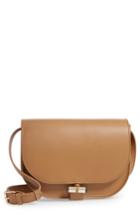 A.p.c. June Calfskin Leather Shoulder Bag - Brown