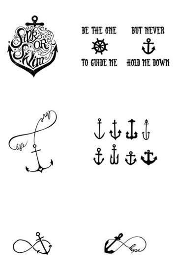 Women's Tattify(tm) 'tall Ships' Temporary Tattoos