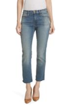 Women's Frame Le High Double Needle High Waist Crop Straight Leg Jeans - Blue