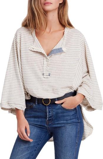 Women's Free People Hong Kong Henley - Ivory