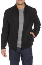 Men's Marc New York Barlow Wool Blend Bomber Jacket, Size - Black