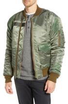 Men's Schott Nyc Ma-1 Patchwork Flight Jacket - Green