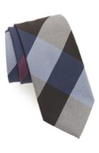 Men's Burberry Clinton Silk Tie, Size - Blue