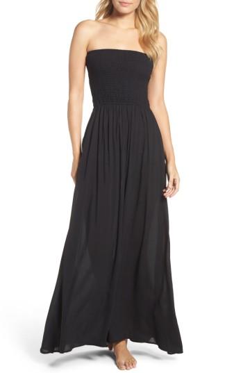 Women's Elan Swimwear Maxi Cover-up - Black