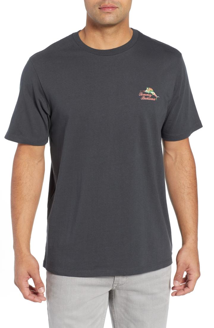 Men's Tommy Bahama Alo-ho Ho-ha Graphic T-shirt, Size - Black