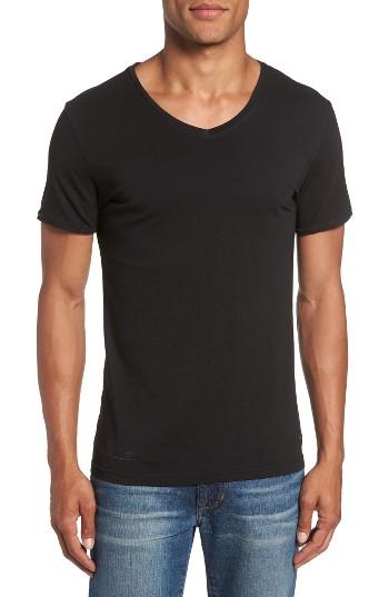 Men's Boss Orange Toulouse V-neck T-shirt - Black