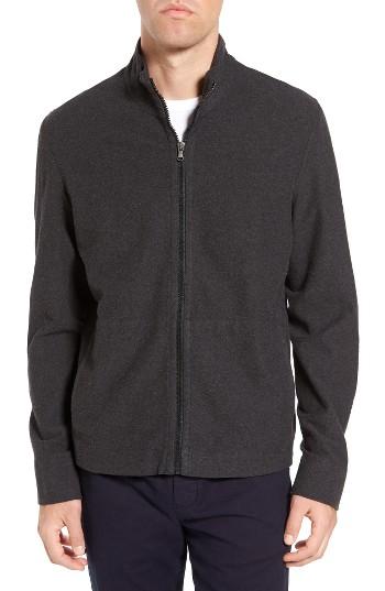 Men's James Perse Zip-up Heathered Knit Jacket