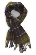 Men's Barbour Merino Wool & Cashmere Scarf, Size - Green