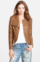 Women's Blanknyc Faux Leather Jacket - Brown