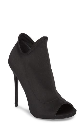 Women's Steve Madden Secure Sock Bootie .5 M - Black