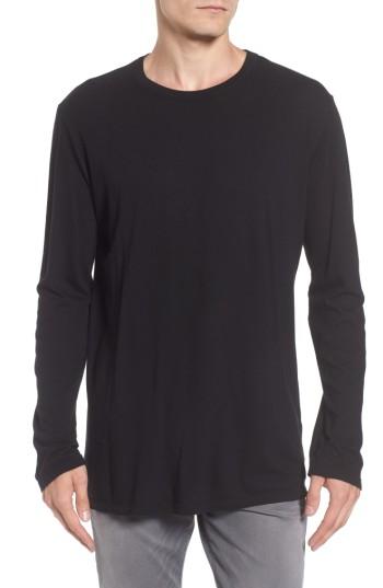 Men's Baldwin Solid Long Sleeve T-shirt - Black