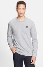 Men's Comme Des Garcons Play Long Sleeve Crewneck T-shirt