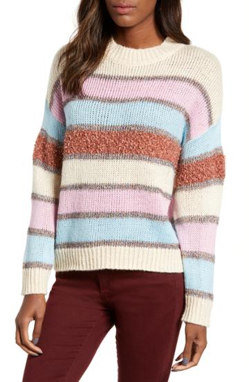 Women's Cotton Emporium Stripe Sweater - Ivory