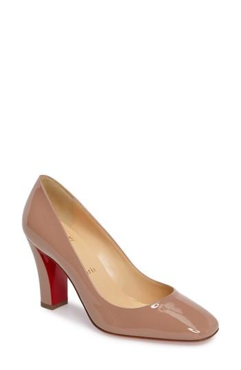 Women's Christian Louboutin Viva Pump Us / 36eu - Beige