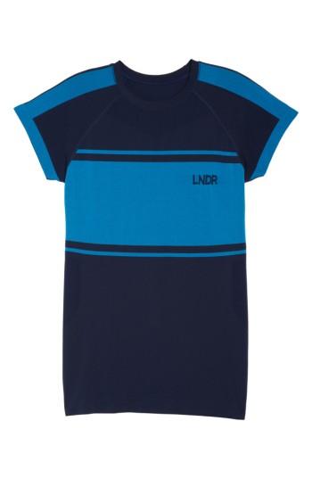 Women's Lndr Varsity Seamless Tee /small - Blue