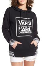 Women's Vans X Karl Lagerfeld Hoodie - Black