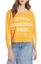 Women's Tommy Jeans Tjw Desert Vibes Tie Back Sweater, Size - Orange