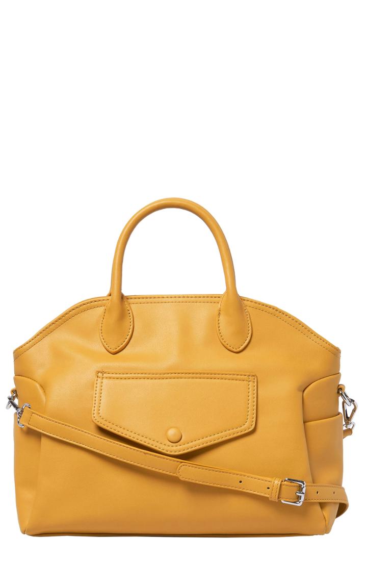 Urban Originals Dangerous Love Vegan Leather Satchel - Yellow
