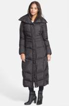 Women's Cole Haan Long Down & Feather Fill Coat - Black