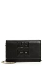 Givenchy Emblem Lambskin Leather Crossbody Bag -