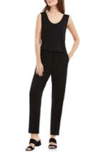 Women's Two By Vince Camuto Slub Jersey Jumpsuit - Black