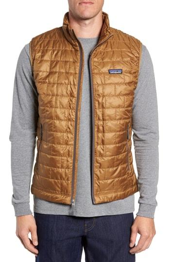 Men's Patagonia Nano Puff Vest - Brown