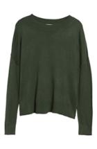 Women's Bp. Drop Shoulder Pullover Sweater - Green