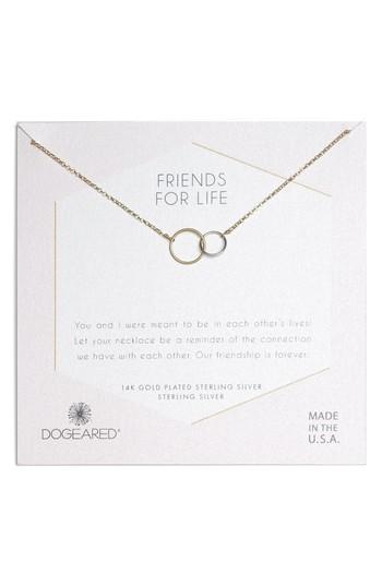 Women's Dogeared Friends For Life Necklace