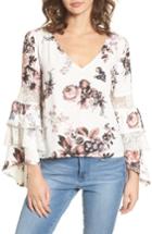 Women's Leith Ruffle Bell Sleeve Top - White