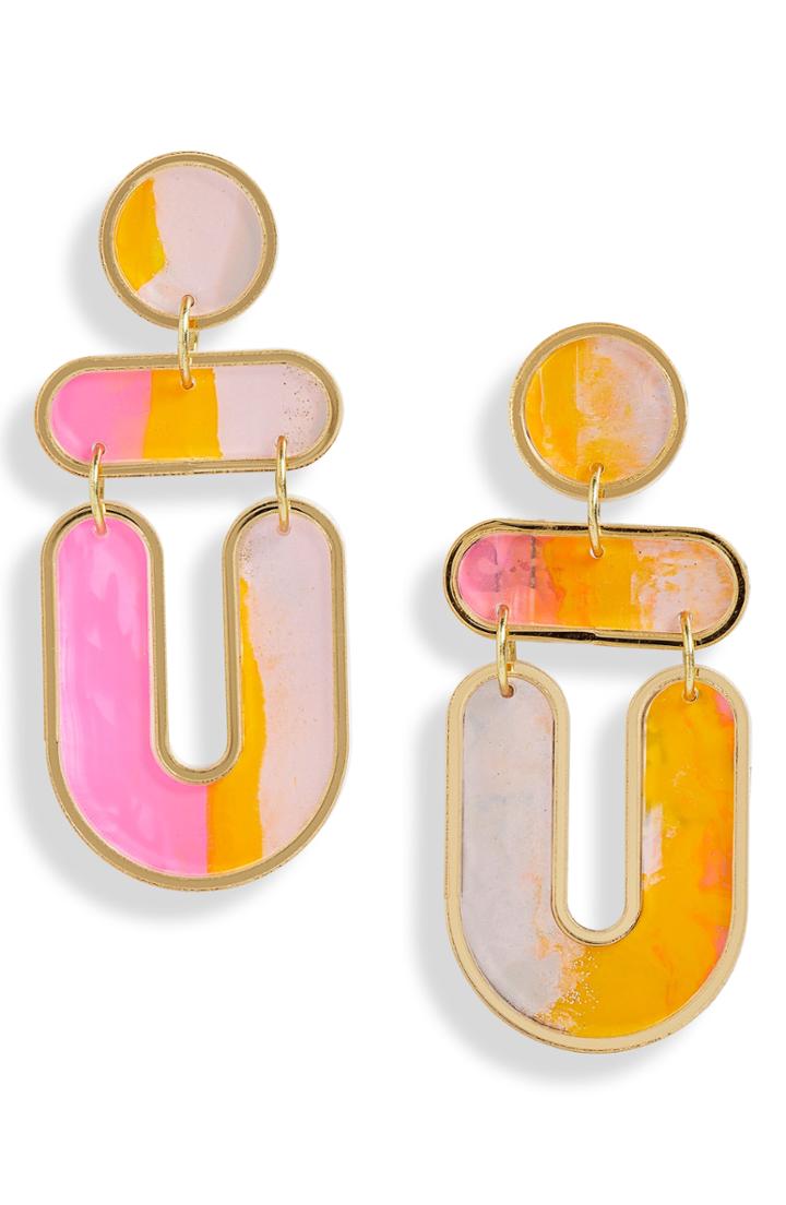 Women's The Accessory Junkie Elizabeth Conic Statement Earrings