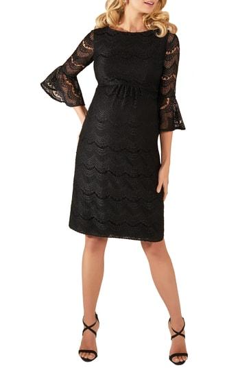 Women's Tiffany Rose Jane Lace Maternity Dress - Black
