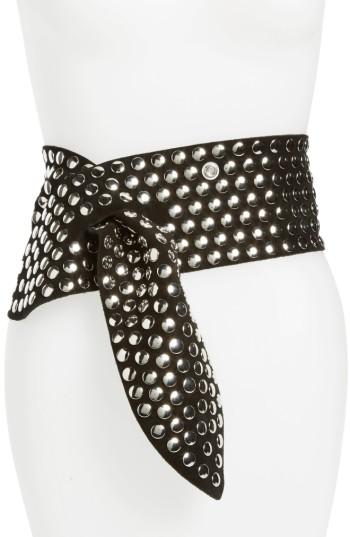 Women's Iro Lonanda Wide Studded Leather Belt