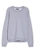 Women's Michael Lauren Ellstan Oversize Boyfriend Sweatshirt - Grey