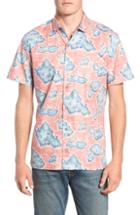 Men's Tori Richard Sandwich Isle Regular Fit Sport Shirt - Orange
