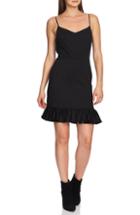 Women's 1.state Ruffle Hem Slipdress - Black