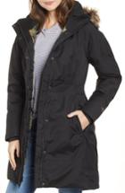 Women's The North Face Arctic Ii Waterproof 550 Fill Power Down Parka With Faux Fur Trim - Black