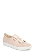 Women's Ecco 'soft 7' Cap Toe Sneaker -8.5us / 39eu - Pink