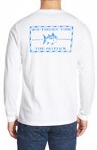 Men's Southern Tide 'skipjack' Long Sleeve Graphic T-shirt - White
