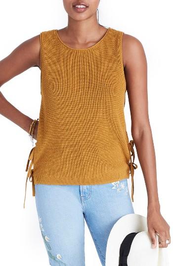 Women's Madewell Side Tie Sweater Tank