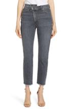 Women's Ao. La By Alice + Olivia Amazing Asymmetrical Slim Straight Jeans - Blue