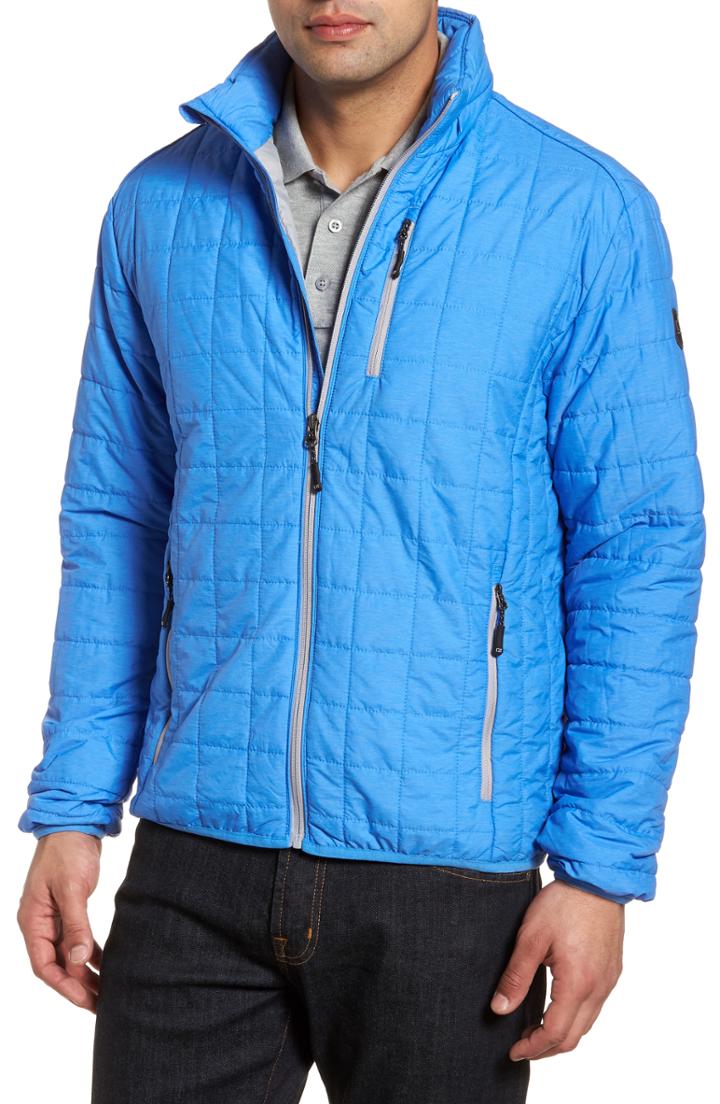 Men's Cutter & Buck Rainier Classic Fit Jacket X-large - Blue