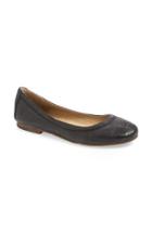 Women's Frye 'carson' Ballet Flat .5 M - Black