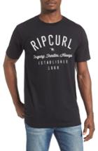 Men's Rip Curl Blender Classic Graphic T-shirt - Black