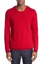 Men's The Kooples Shoulder Placket Sweater - Red