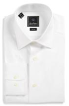 Men's David Donahue Slim Fit Solid Dress Shirt